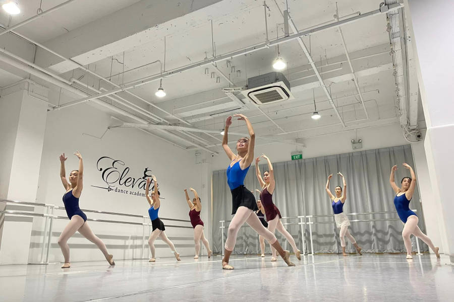 Ballet class for children