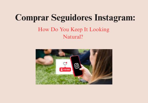 Comprar Seguidores Instagram: