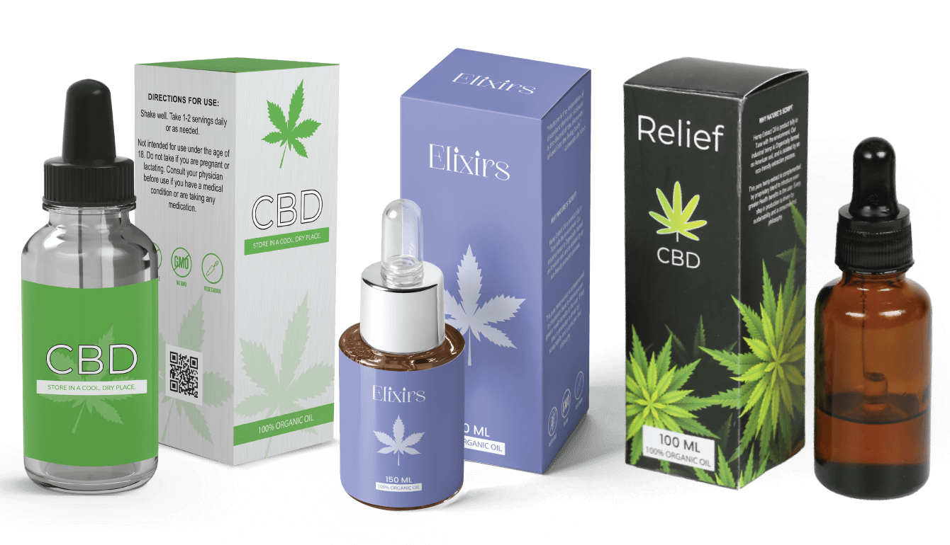 Custom Hemp Oil Boxes