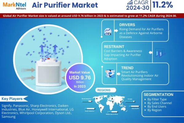 Air Purifier Industry Report 2024–2030: Growth, Trends & Key Players