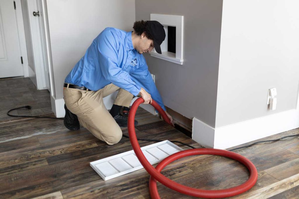 Negative Pressure Air Duct Cleaning