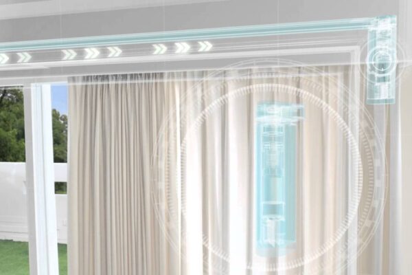 Smart Motorized Wave Curtain in Dubai for Luxury Villas & Apartments Smart Motorized Wave Curtain in Dubai